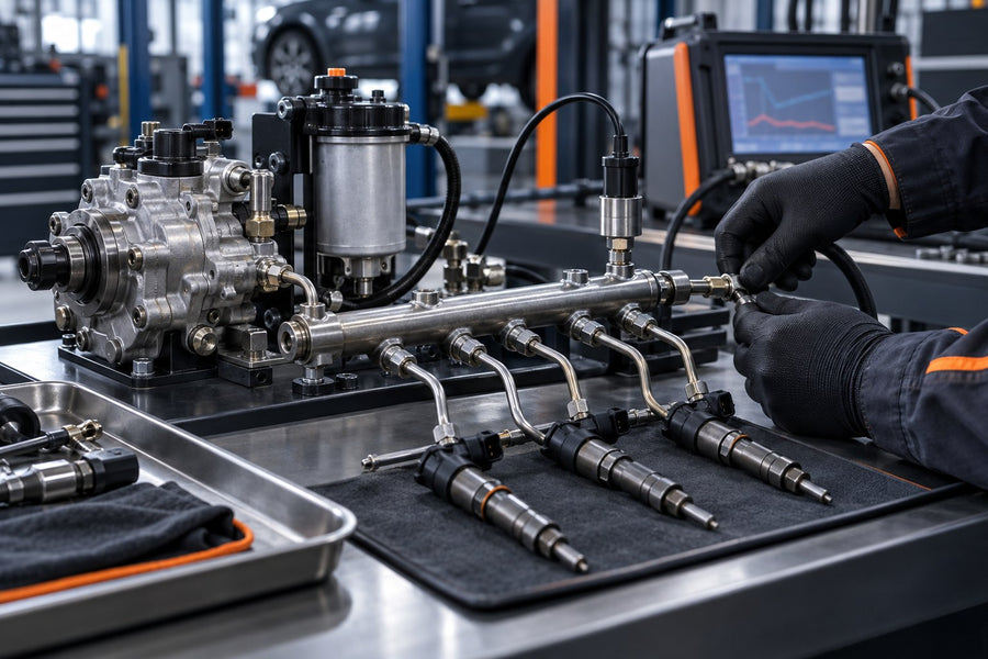 Diagnosi della pressione rail bassa su impianto diesel common rail