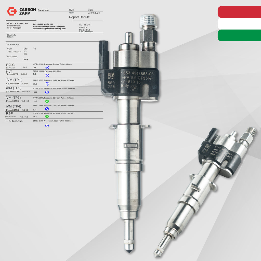 Valvola di iniezione BMW 13537537317 / 13537589048-06 / 13537565138 / 13538616079