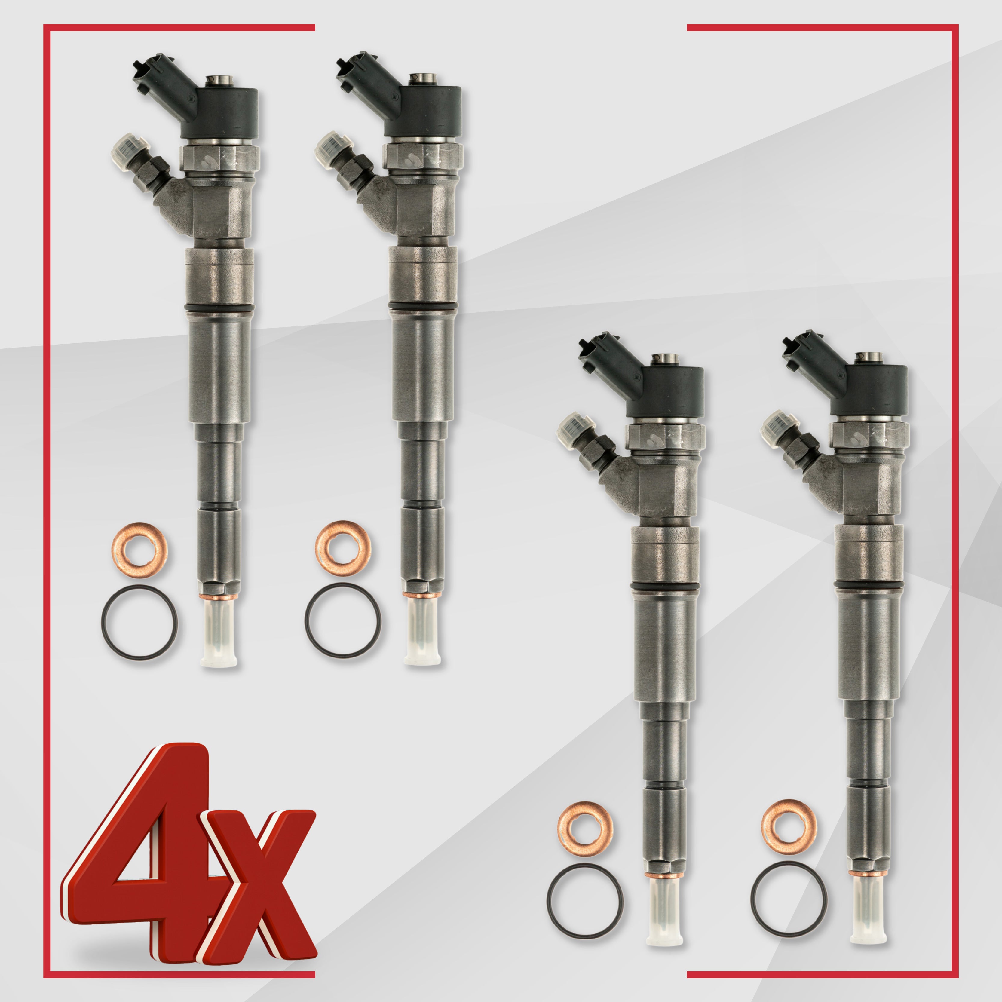 Iniettore 0445110076 per Citroën, Fiat, Peugeot 2.0 / 2.2 HDI – Bosch 9641742880