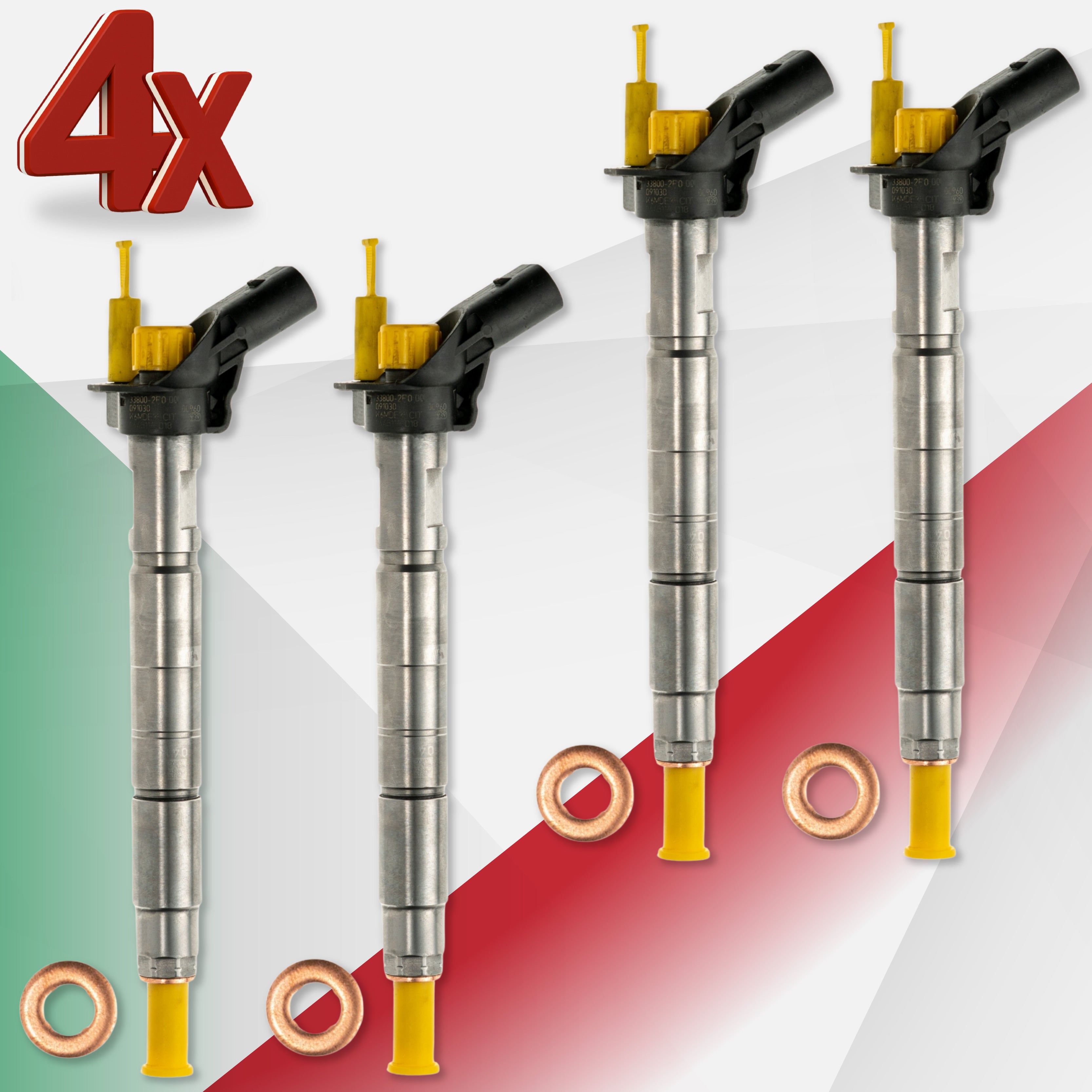 Iniettore 0445116018 per Hyundai, Kia Carnival, Sorento 2.2 CRDi – 33800-2F000