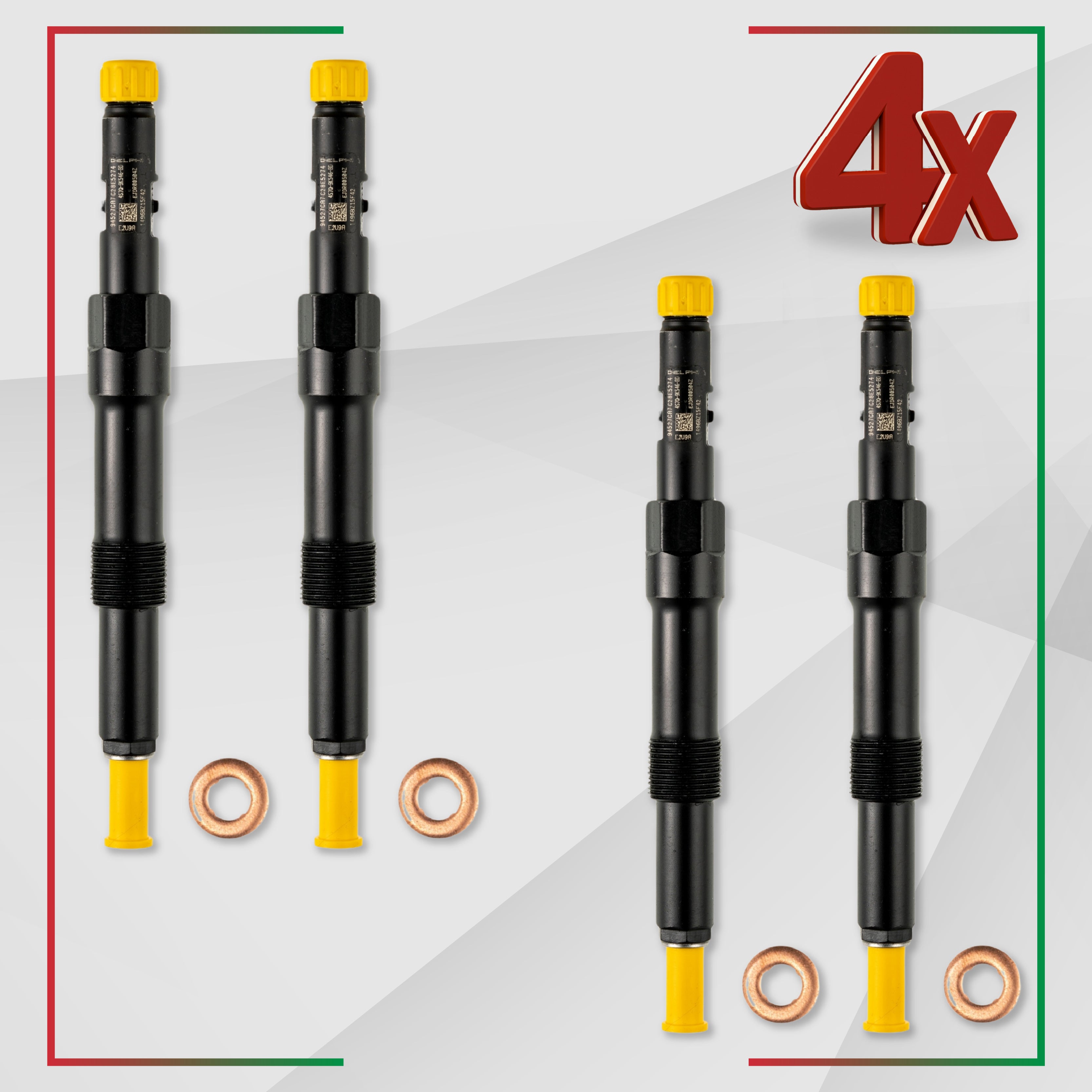 Iniettore Delphi EJDR00504Z Jaguar X-Type Ford Mondeo 2.0 TDCi – codice 4S1Q9K546BD