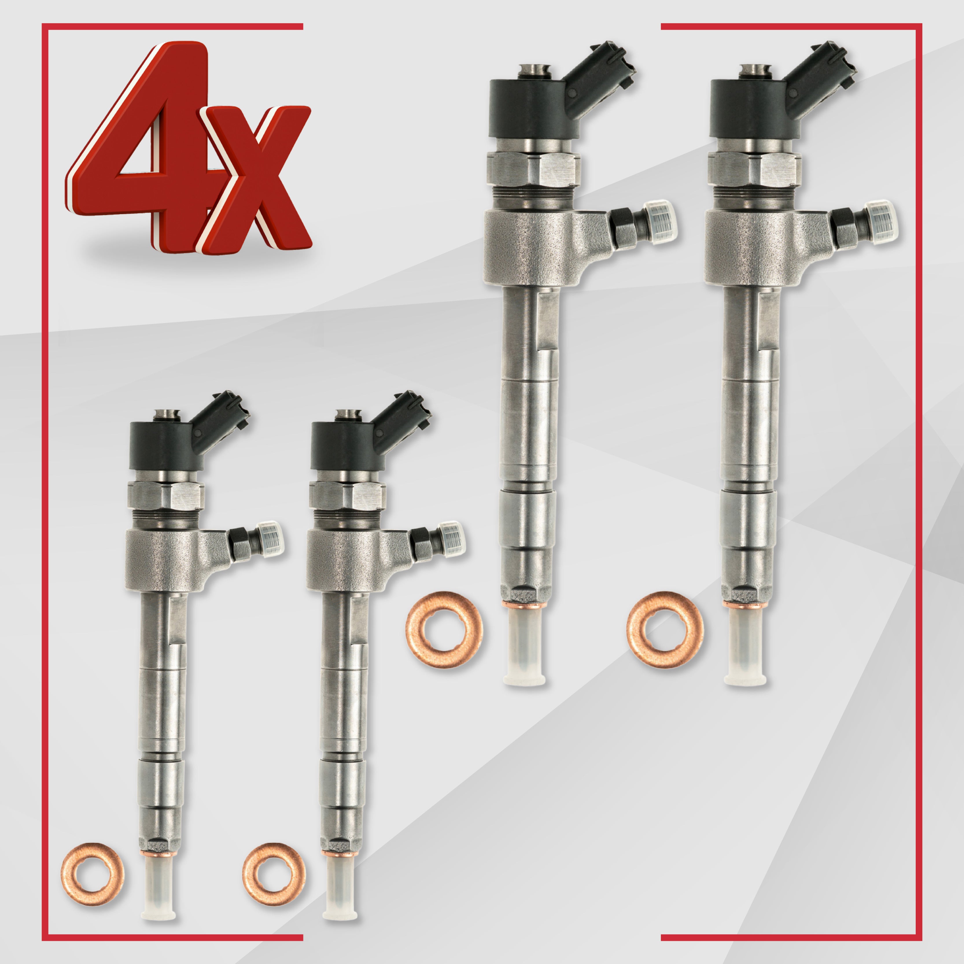 Iniettori 0445110278 per Hyundai H-1 Starex Cargo, Travel 2.5 CRDi – 0986435181