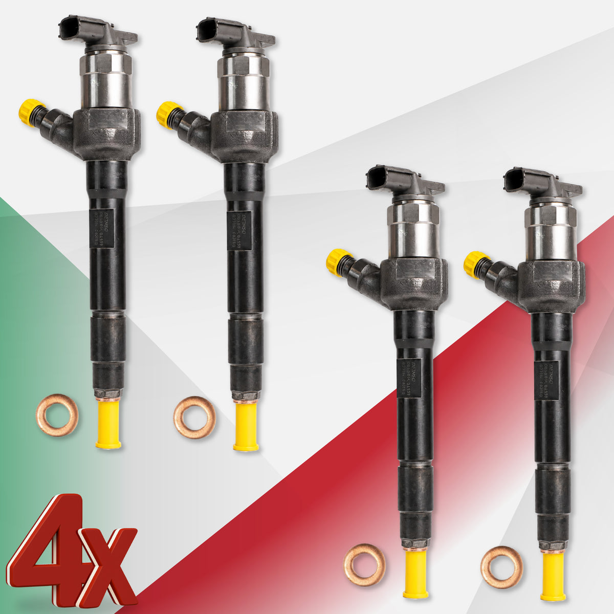 R2AA13H50 Iniettore Mazda 2.2 D Denso DCRI300010, 2950500010 Iniettore HRD639