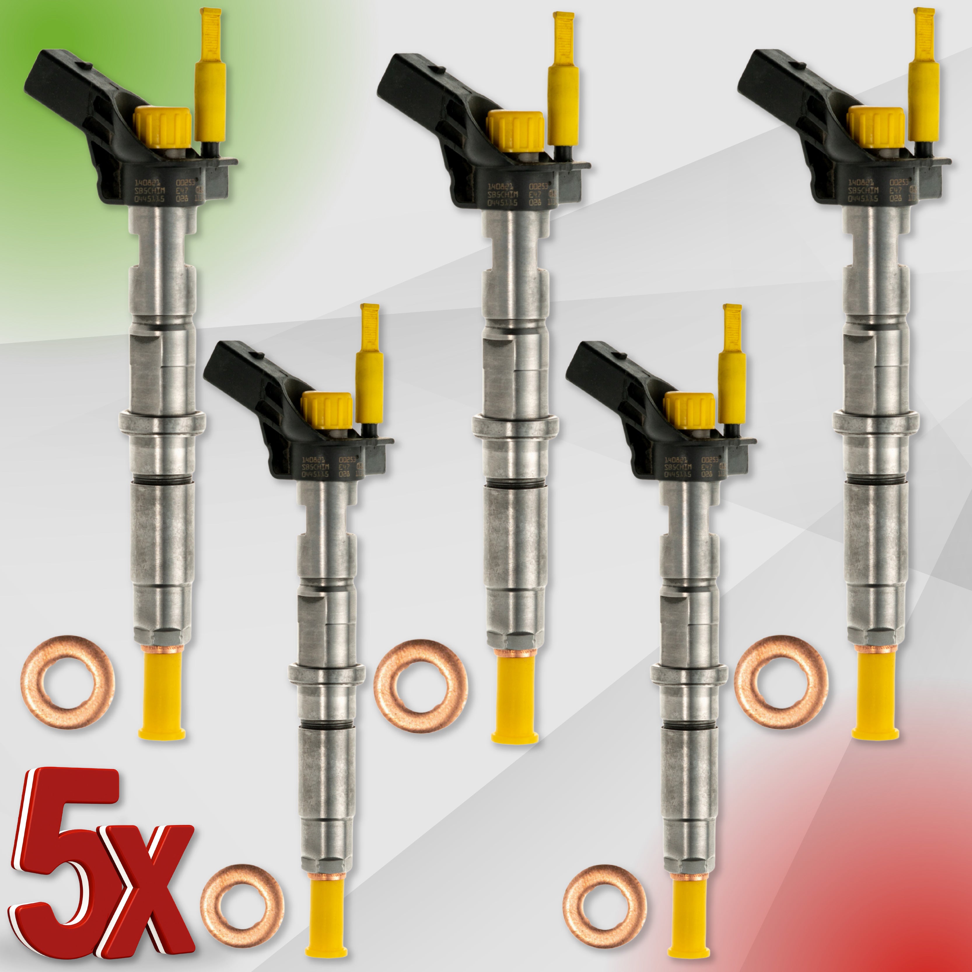 Iniettore 0445115029 per VW Crafter 2.5 TDI – 076130277